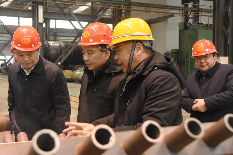 江西省副省长夏文勇一行莅临我司考察调研