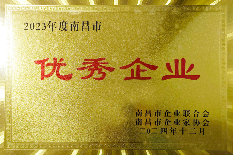 喜报：公司获评南昌市“优秀企业” 董事长丁杰、总裁范骥同获表彰